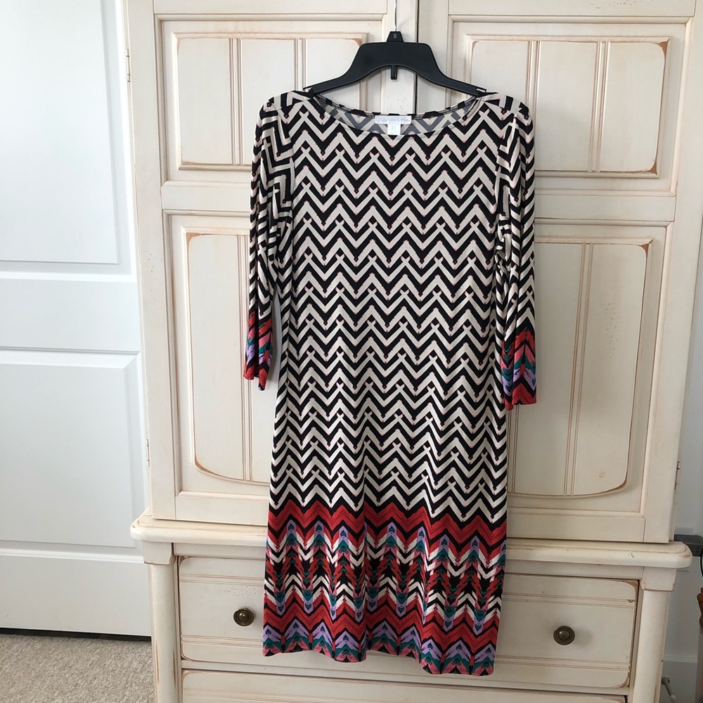 London Times creates for Macy’s Mid calf dress